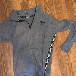 Vs Pink zip up hoodie